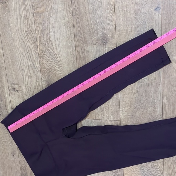 Lululemon Wunder Under Crop Dark purple Leggings Size 8 - Picture 7 of 10